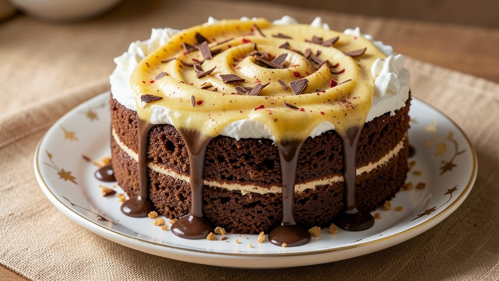 Banana Mud Cake Recipe: Fudgy Chocolate Layers With Banana Swirls