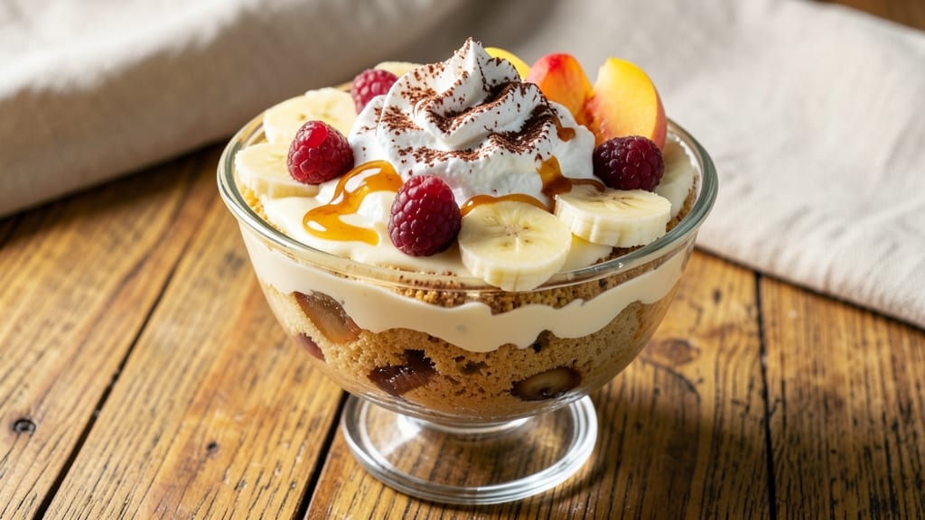 Banana Cake Trifle Recipe: Layered Creamy Cake and Spiced Rum Magic