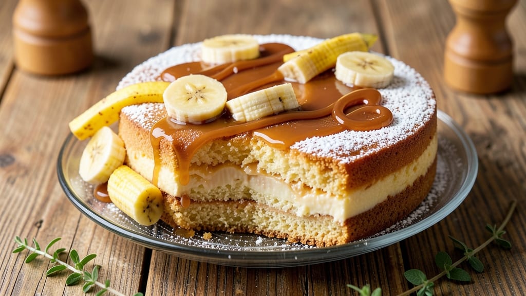 Banana Caramel Flan Cake Recipe: Silky Layers With Molten Caramel Pockets