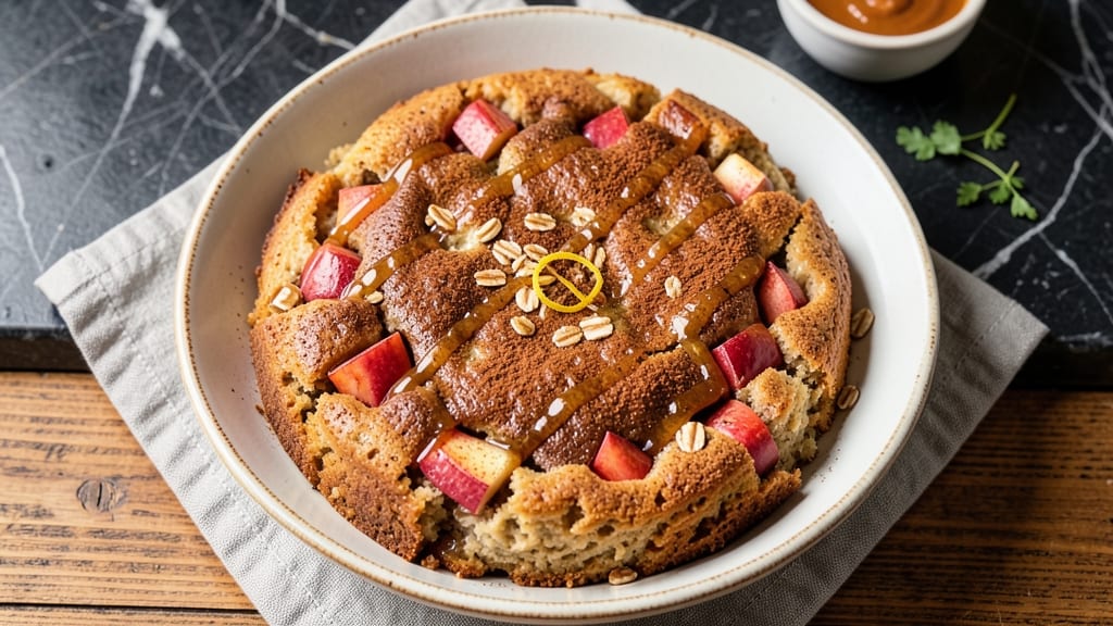 Apple Cinnamon Oatmeal Cake Recipe: Warm Vanilla Base Balances Bold Spice