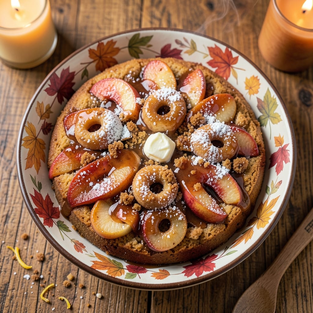 Apple Cider Donut Dump Cake Recipe: Warm Spice Swirls and Caramelized Apple Bites