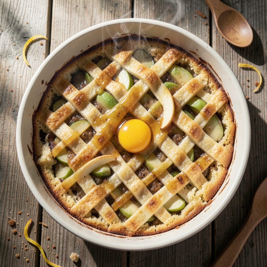 Apple Cobbler Cake Recipe: Warm Spice Streusel Hugs Juicy Apple Layers