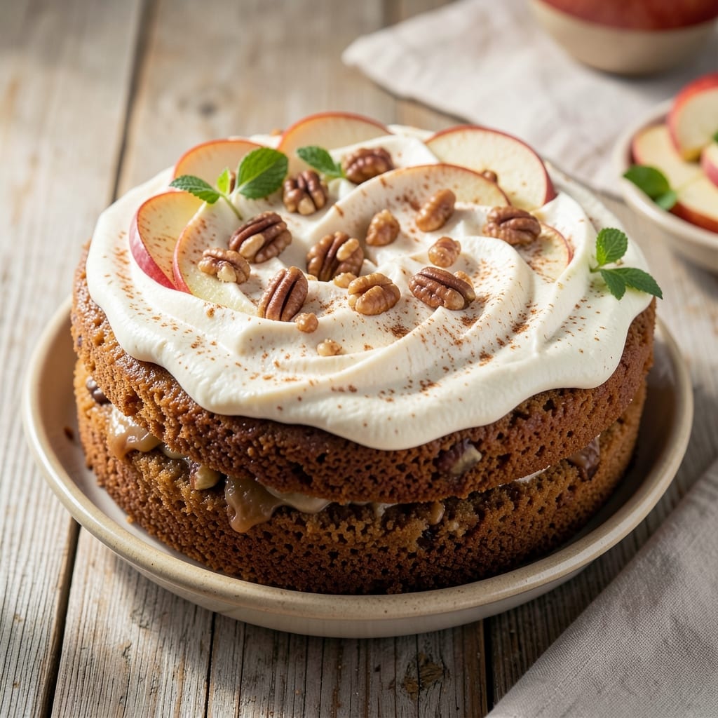 Apple Cinnamon Nut Cake Recipe: Warm Spice and Crunchy Nut Topping Magic