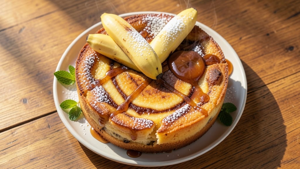 Banana Flan Cake Recipe: Caramel-Kissed Layers With Silky Custard Heart