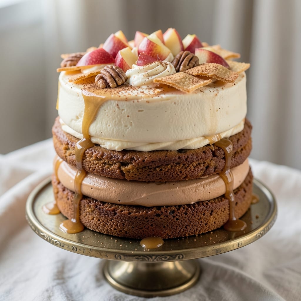 Apple Cinnamon Wedding Cake Recipe: Tiered Elegance With Spiced Rum Streusel