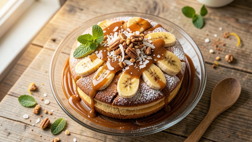 Banana Caramel Poke Cake Recipe: Velvety Layers with Gooey Caramel Streaks