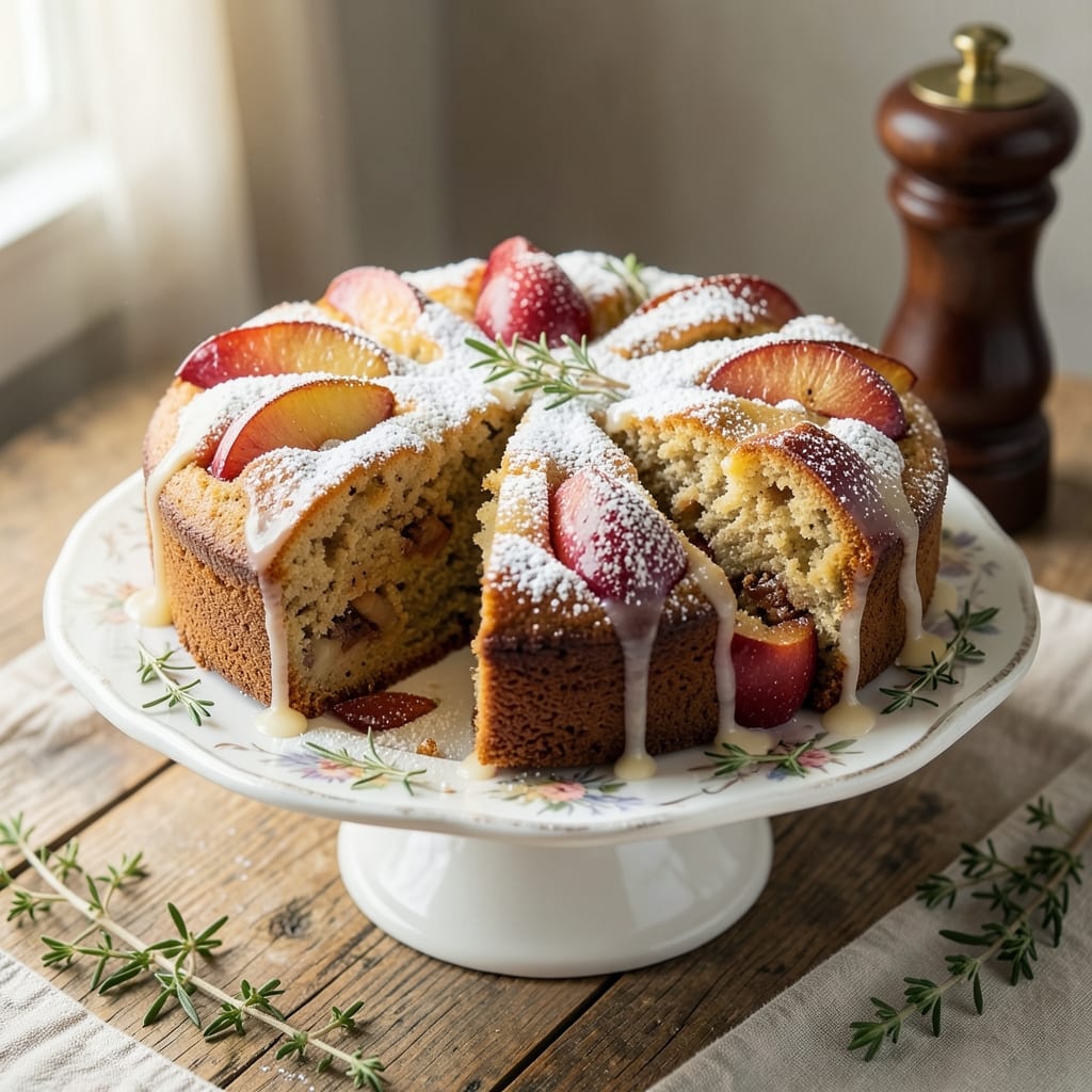 Apple and Cinnamon Tea Cake Recipe: Warm Spice Streusel Hugs Vanilla Moistness