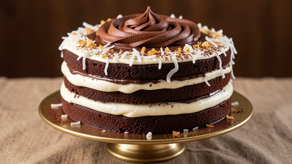 B52 Cake Recipe: Boozy Chocolate Layers With Creamy Cheesecake Filling