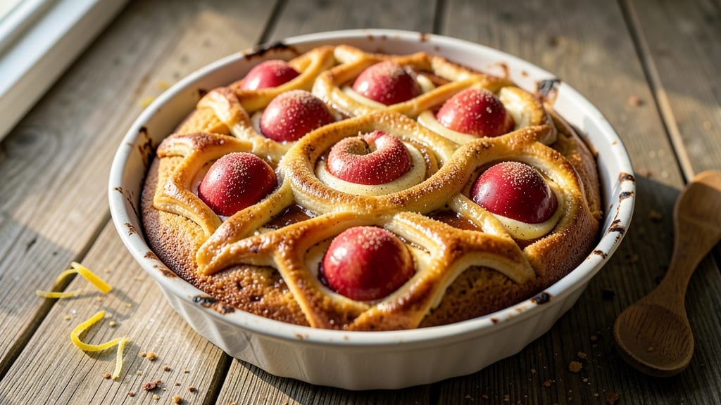 Apple Cream Cheese Coffee Cake Recipe: Spiced Rum Swirls and Golden Crust Magic