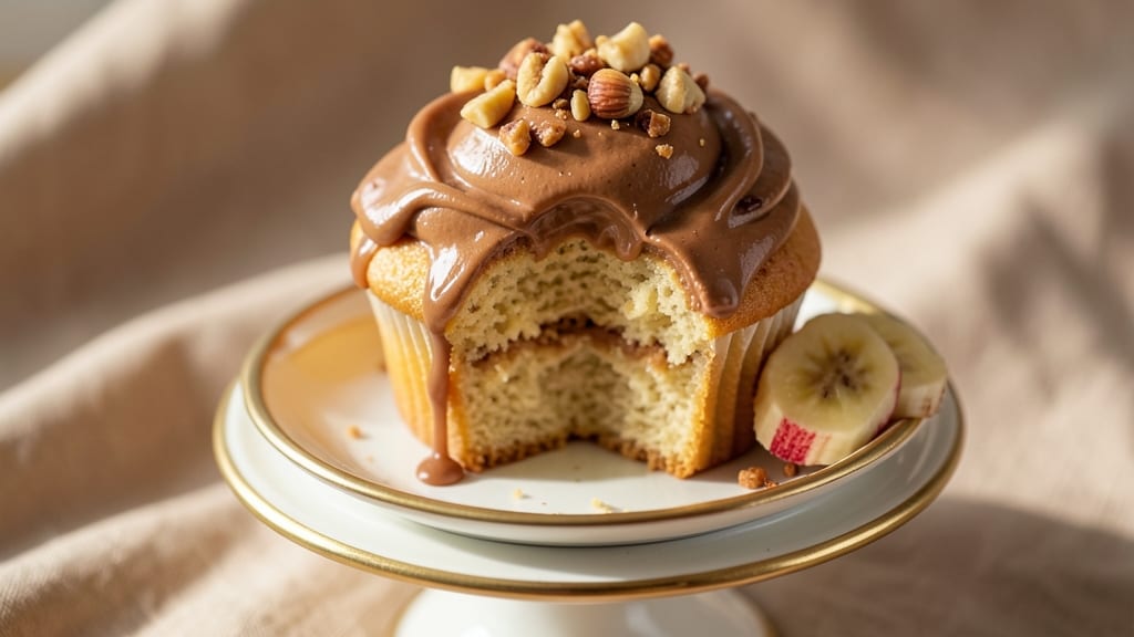 Banana Nutella Cupcakes Recipe: Fudgy Cores and Nutty Swirls in One Bite