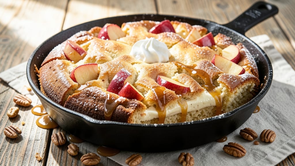 Amish Fresh Apple Cake Recipe: Rustic Vanilla Streusel Hugging Warm Spiced Apples