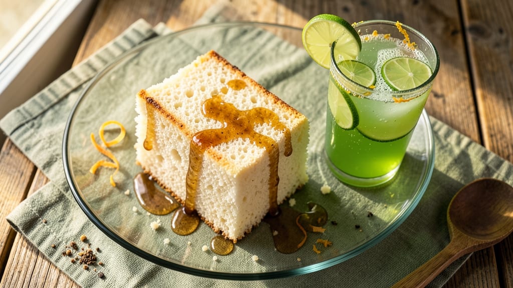 Angel Food Cake and Limeade Recipe: Citrus-Bright Dessert With Zesty Twist
