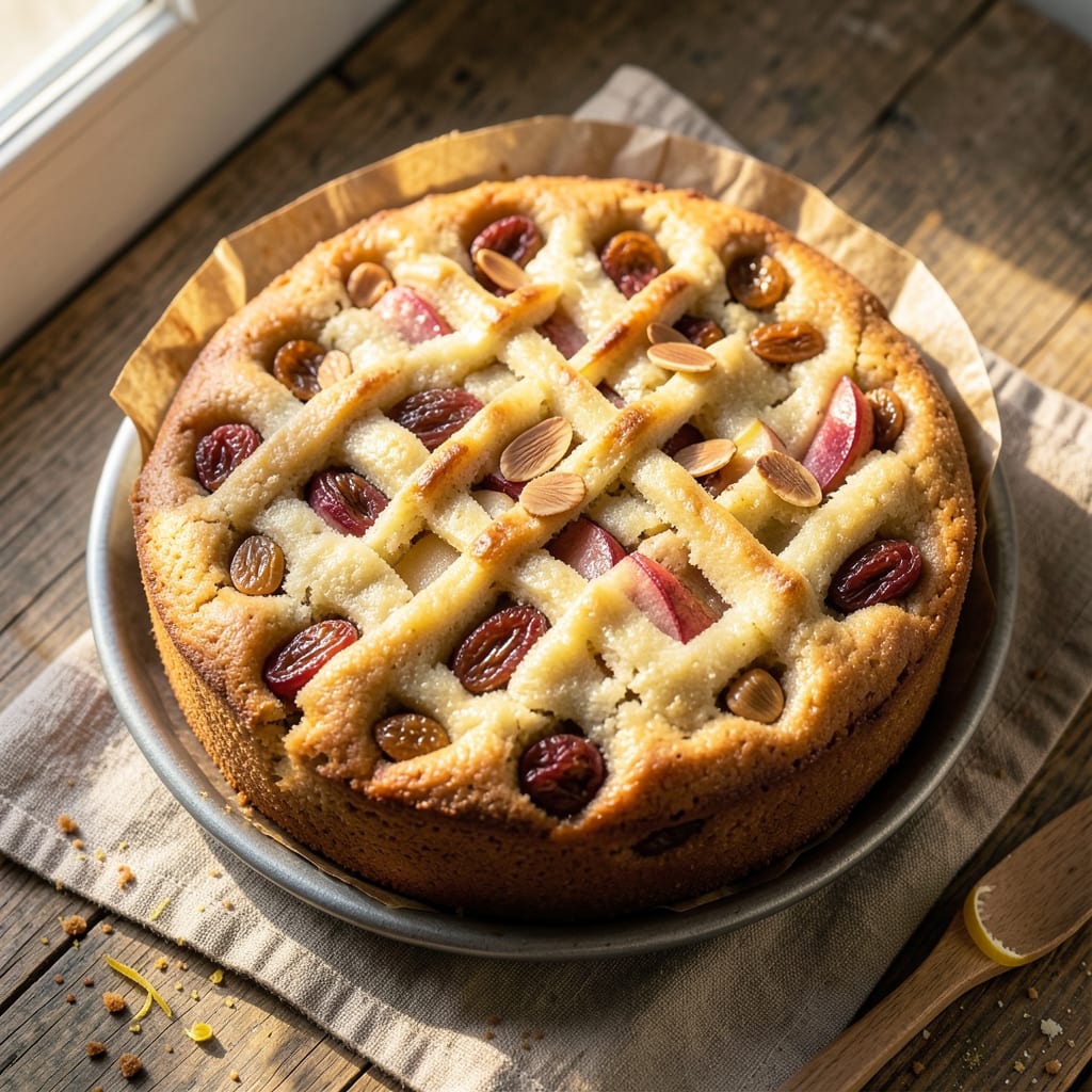 Apple and Sultana Cake Recipe: Warm Spice Streusel Hugs Juicy Fruit Layers
