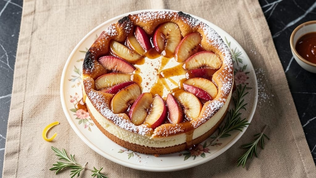 Apple Flan Cake Recipe: Silky Caramel Core With Spiced Apple Layers