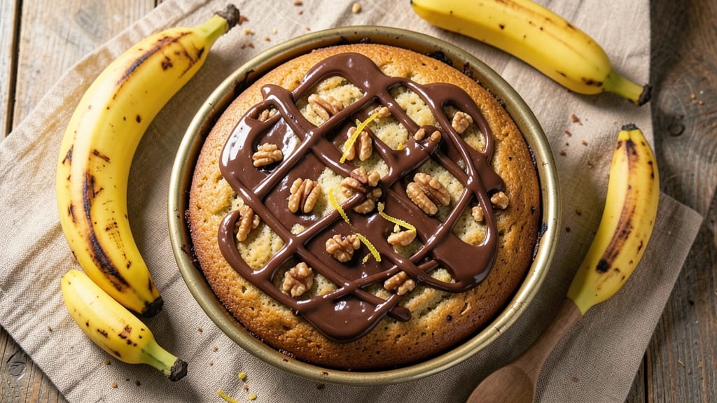 Banana Cake Recipe 9x13: Double-Layered Height With Caramelized Top