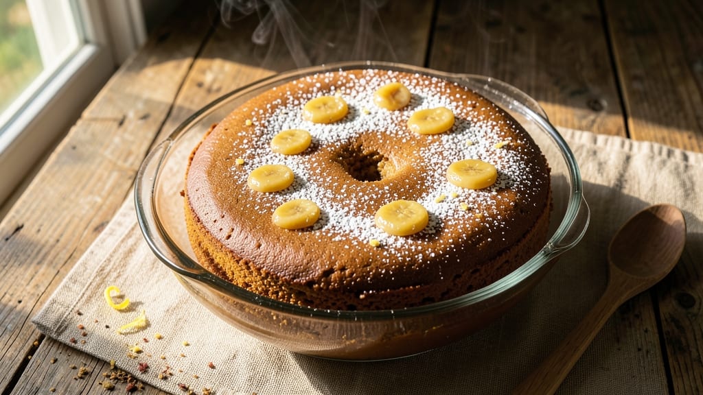 Banana Cake Recipe Without Lemon Juice: Vanilla-Infused Moistness With Warm Spice Crunch