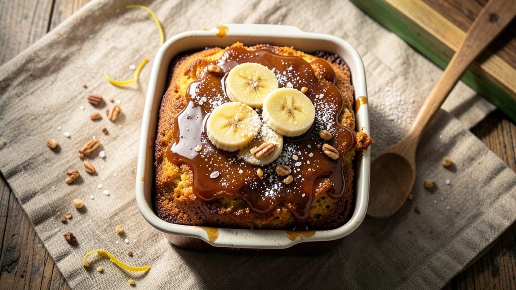 Banana Foster Pound Cake Recipe: Caramelized Bananas and Boozy Streusel Magic