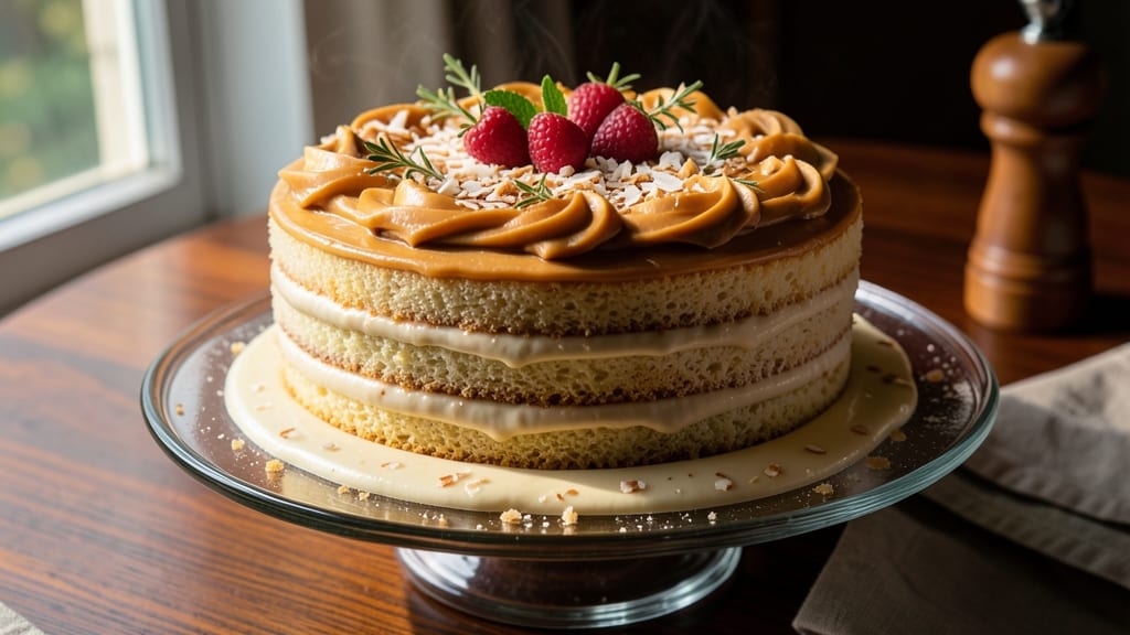 Award-Winning Coconut Cake Recipe: Tropical Layers with Crunchy Top