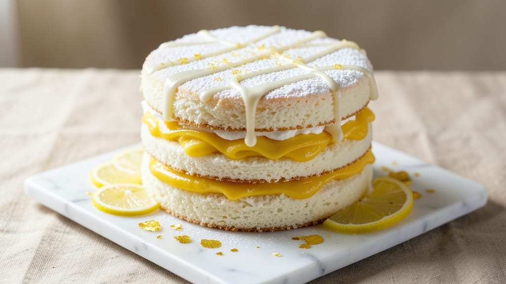 Angel Food Cake and Lemon Filling Recipe: Fluffy Cloud With Zesty Citrus Kiss