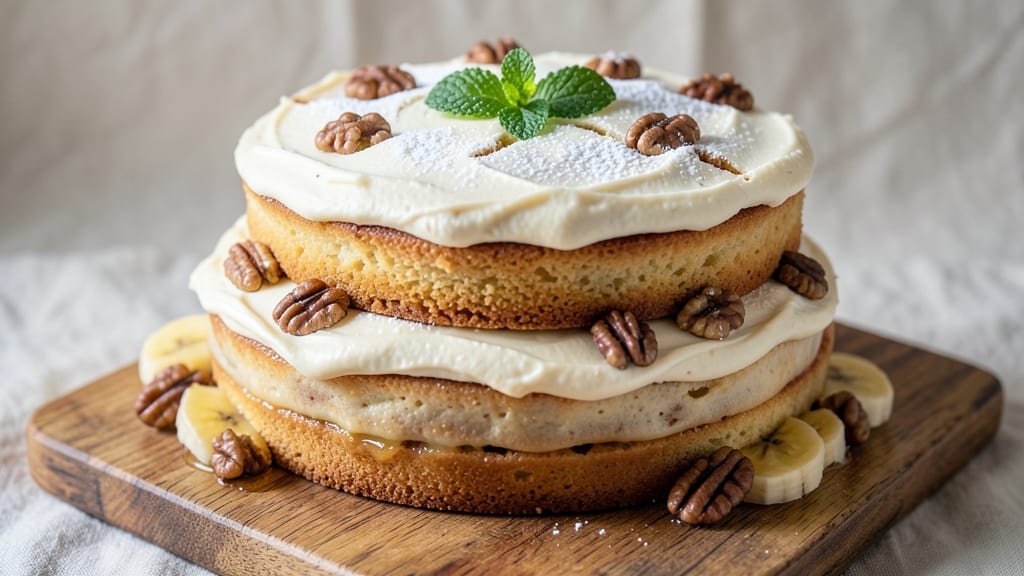 Banana Cake Recipe With Wheat Flour: Moist Layers and Caramelized Banana Magic