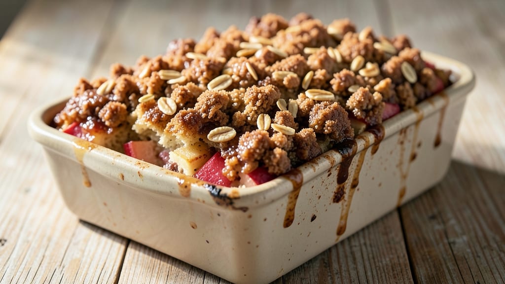 Apple Crumble Loaf Cake Recipe: Spiced Apple Streusel Hugs Moist Vanilla Layers