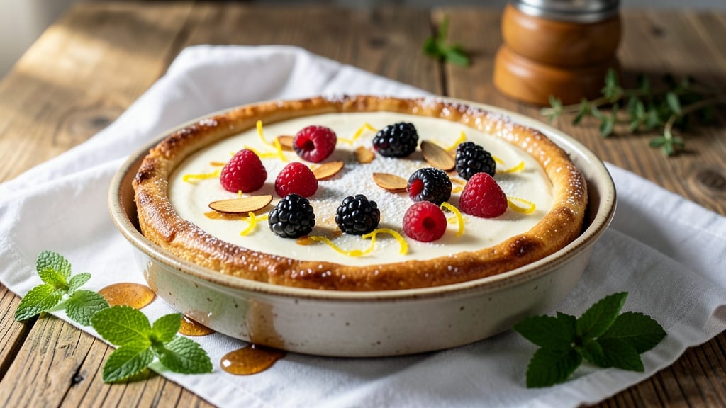 Authentic Italian Baked Ricotta Cheesecake Recipe: Crunchy Pistachio Crust and Silky Center