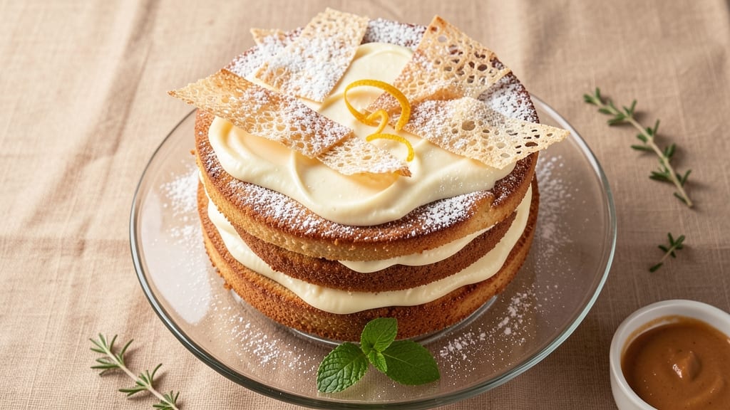 Babushka Cake Recipe: Spiced Rum Streusel Hugs Vanilla Layers