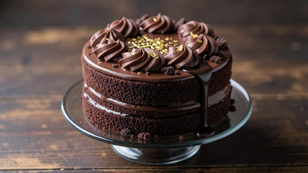 Alvin Zhou's Chocolate Cake Recipe: Fudgy Layers With Decadent Ganache Drizzle