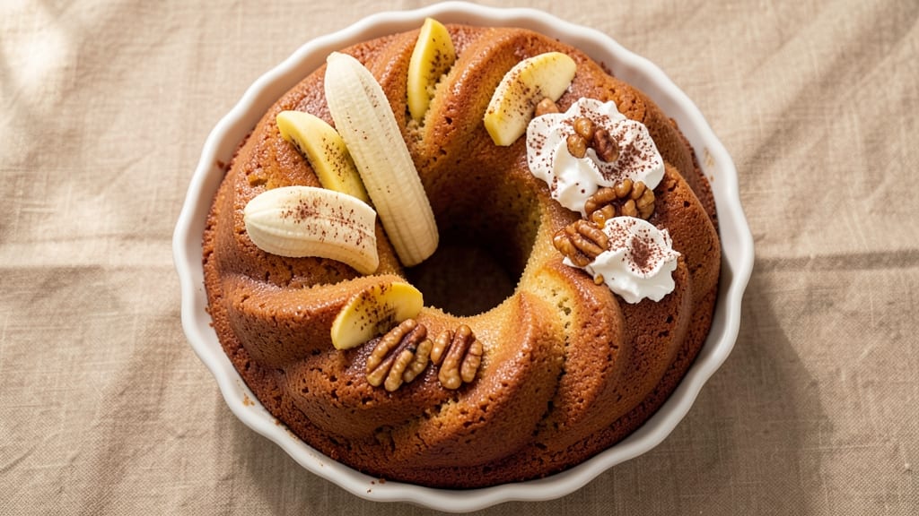 Banana Bundt Cake Recipe With Sour Cream: Ultra Moist Layers and Buttery Streusel Crown