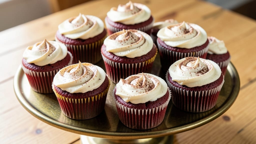 Auntie Em's Red Velvet Cupcakes Recipe: Velvety Crumb and Cream Cheese Frosting Magic