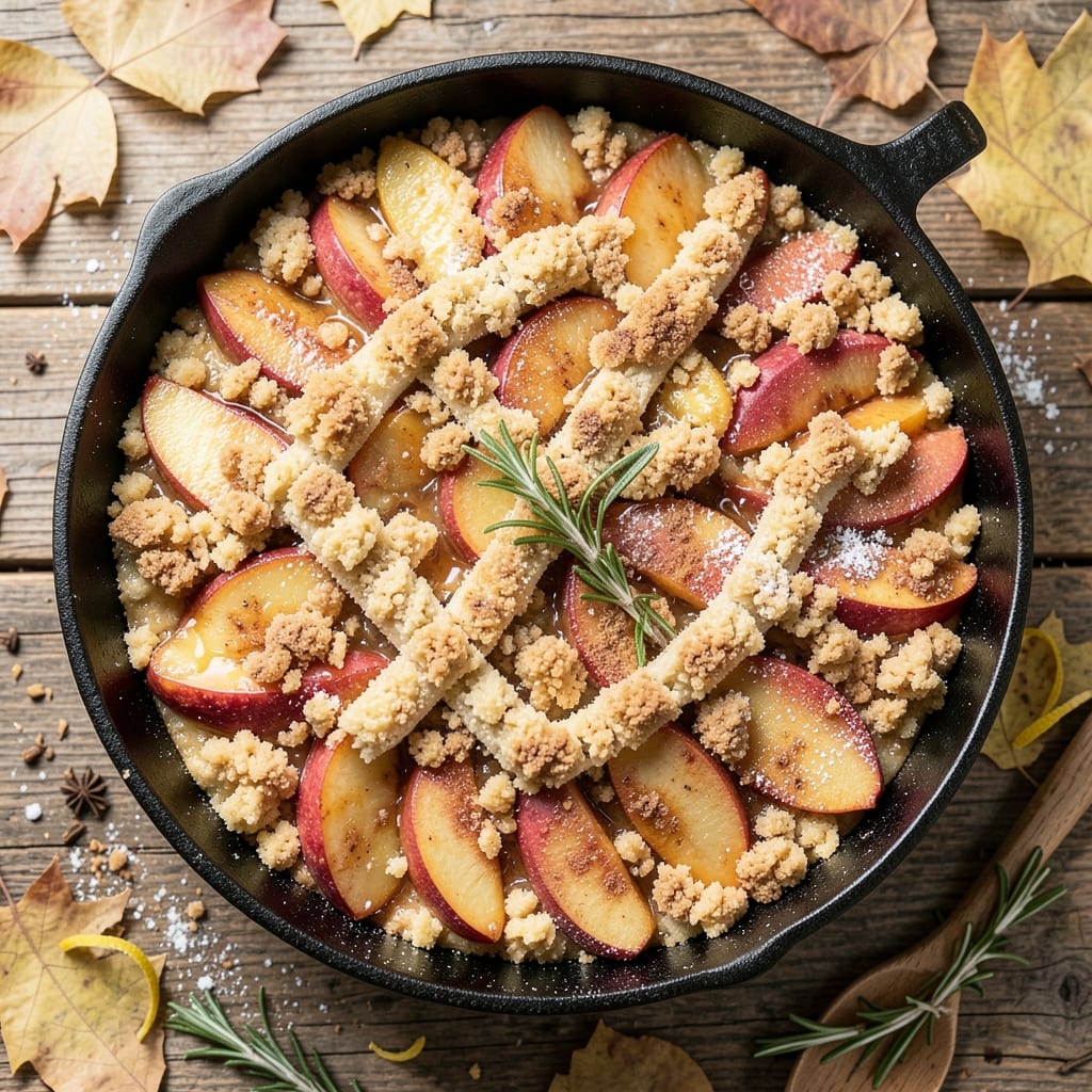 Amish Apple Crumble Cake Recipe: Rustic Streusel Crown Over Spiced Apple Layers