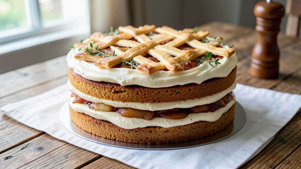 Angela Logan's Apple Mortgage Cake Recipe: Layered Vanilla Cloud With Spiced Rum Drizzle