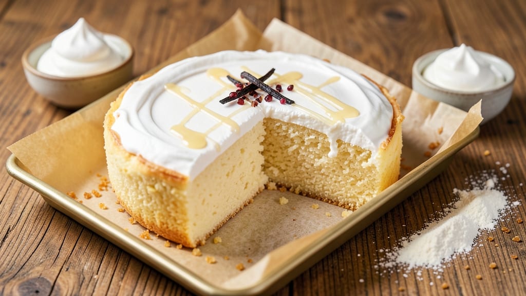 Angel Food Sheet Cake Recipe: Fluffy Cloud Layers With Vanilla Bean Whispers