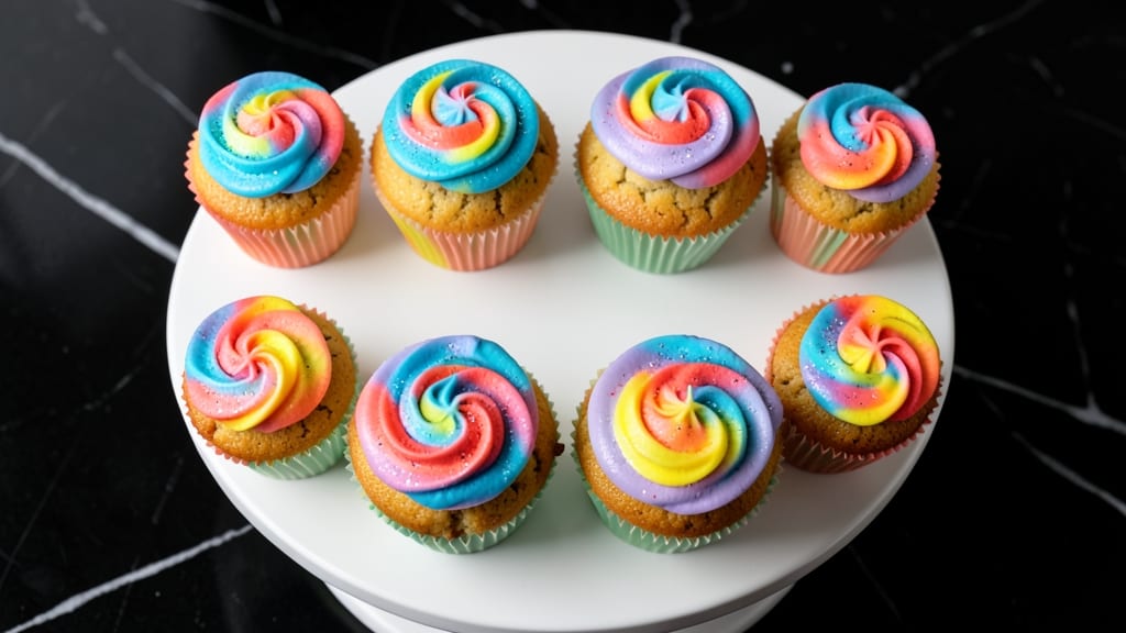 Baked By Melissa Tie-Dye Cupcakes Recipe: Psychedelic Swirls Without the Mess