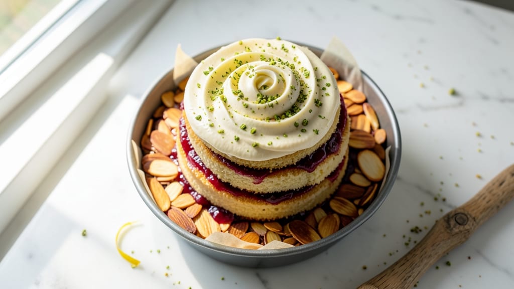 Alpine Cake Recipe: Swiss Mountain Crunch With Honeyed Layers