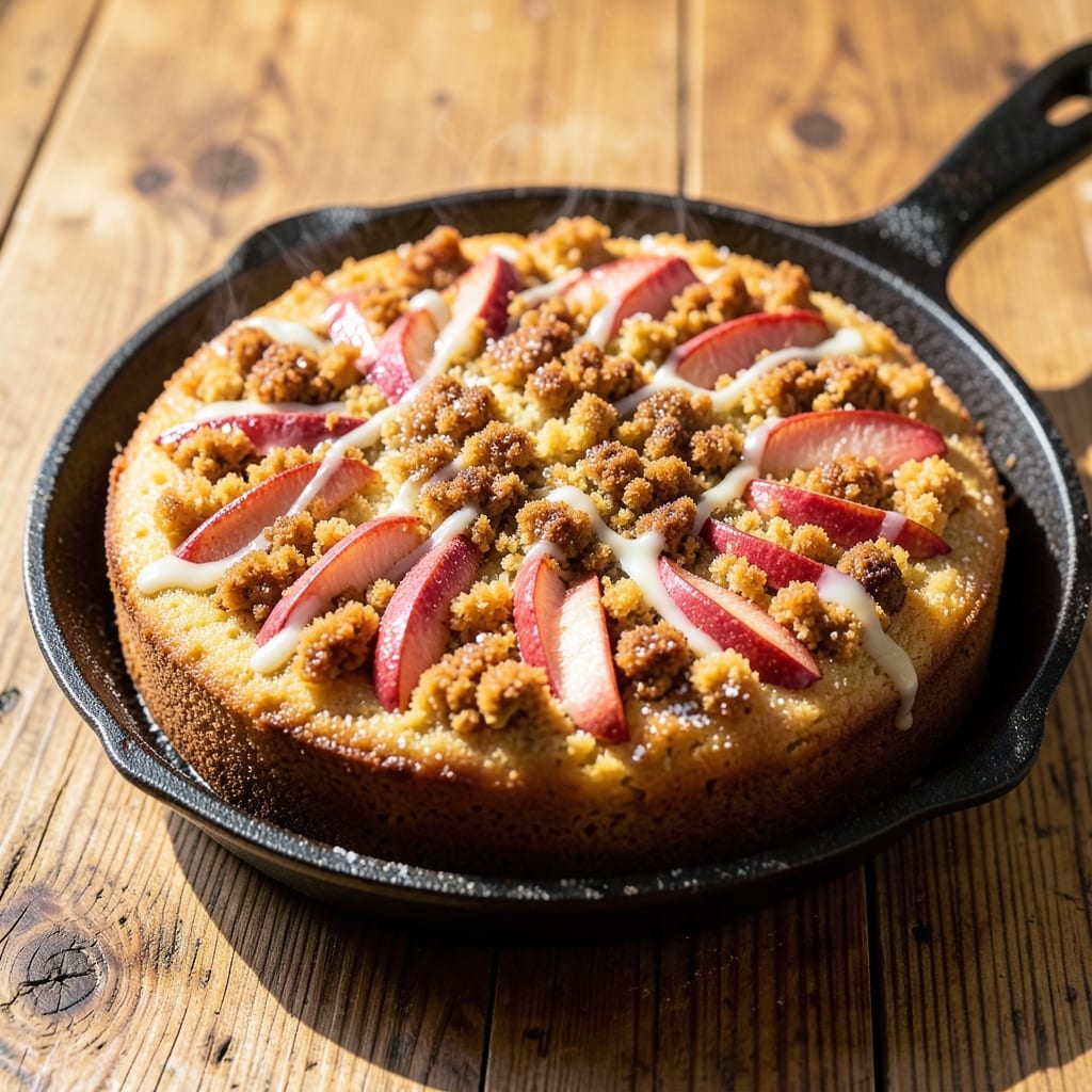 Apple Cinnamon Streusel Cake Recipe: Buttery Crunch Over Warm Spiced Apple Layers
