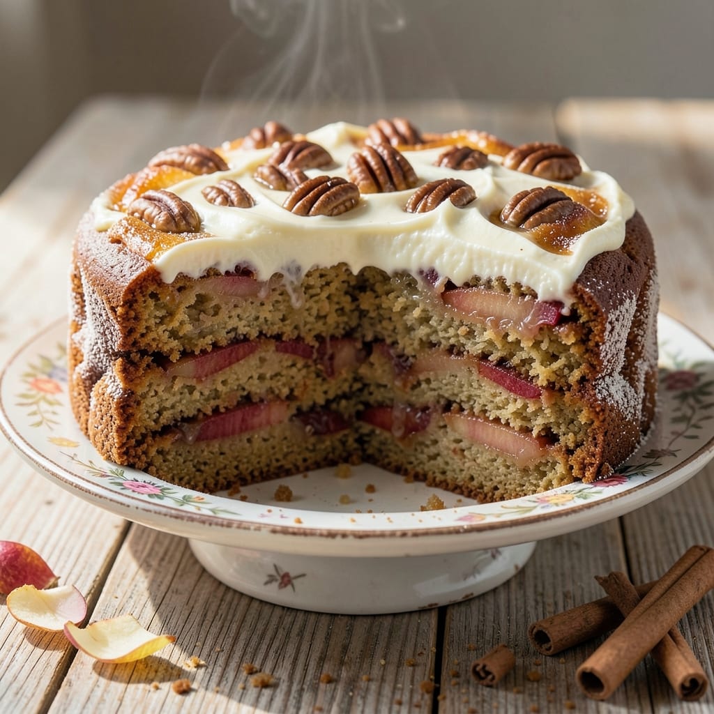 Apple Cinnamon Breakfast Cake Recipe: Vanilla Bean Swirl and Buttery Crust Magic