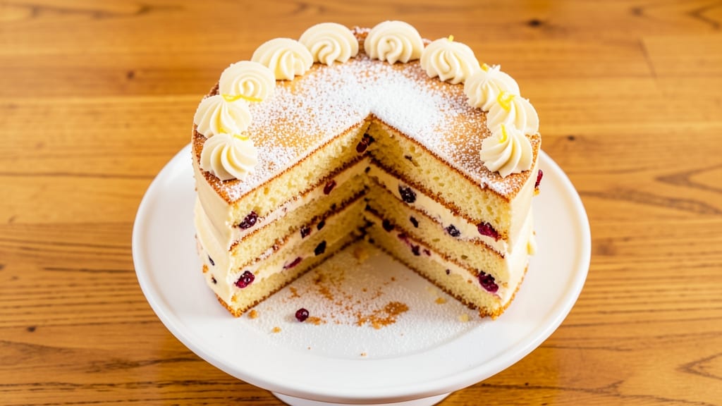 Angel Slice Cake Recipe: Layers of Vanilla Bliss With Buttery Streusel Crown