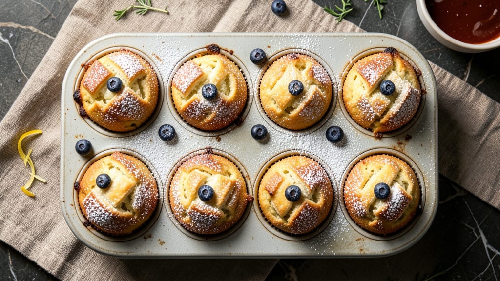 Baked Pancake Muffins Recipe: Fluffy Breakfast Bites With Hidden Blueberries