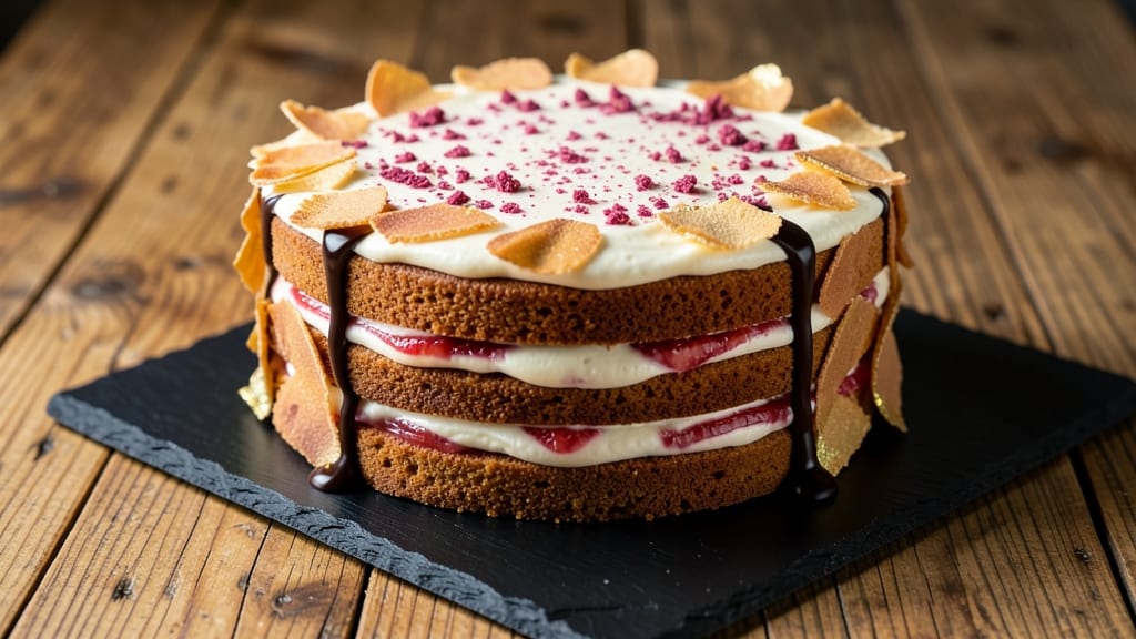 Amsterdam Space Cake Recipe: Geometric Layers of Dutch Chocolate Decadence