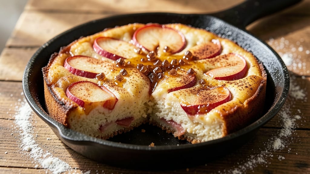 Apple Skillet Cake Recipe No Oven: Stovetop Warmth With Caramelized Apple Crunch