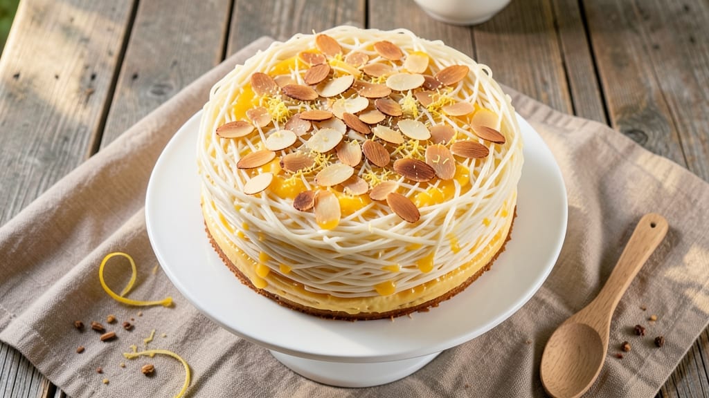 Angel Hair Food Cake Recipe: Light-as-Air Vanilla Cloud With Citrus Zing