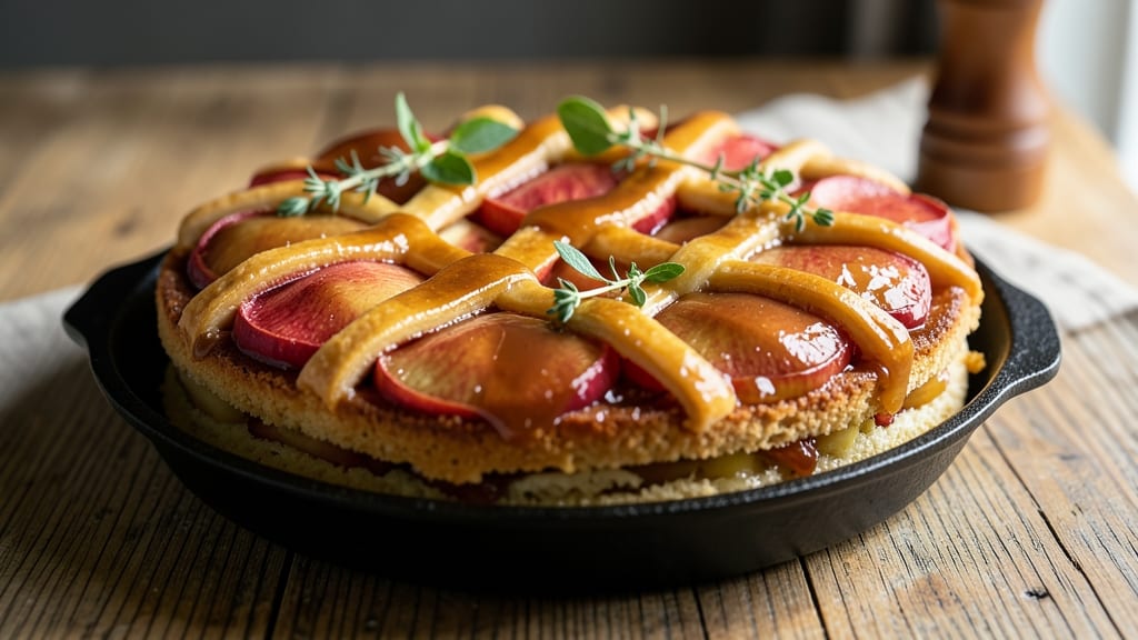 Authentic Dutch Apple Cake Recipe: Caramelized Apples and Spiced Rum Swirl