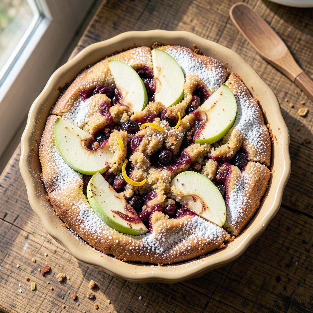Apple and Mincemeat Cake Recipe: Spiced Rum Streusel Hugs Warm Fruit Layers