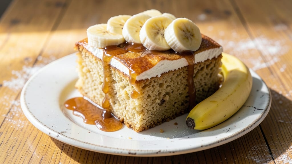Baby Banana Cake Recipe: Warm Spice Streusel Crown Over Silky Vanilla Layers