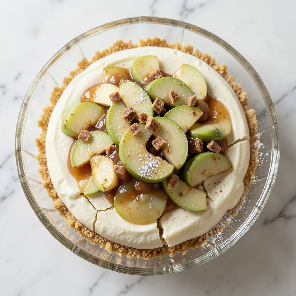 Apple Cheesecake Topping Recipe: Caramelized Apple Streusel Hugs Every Bite