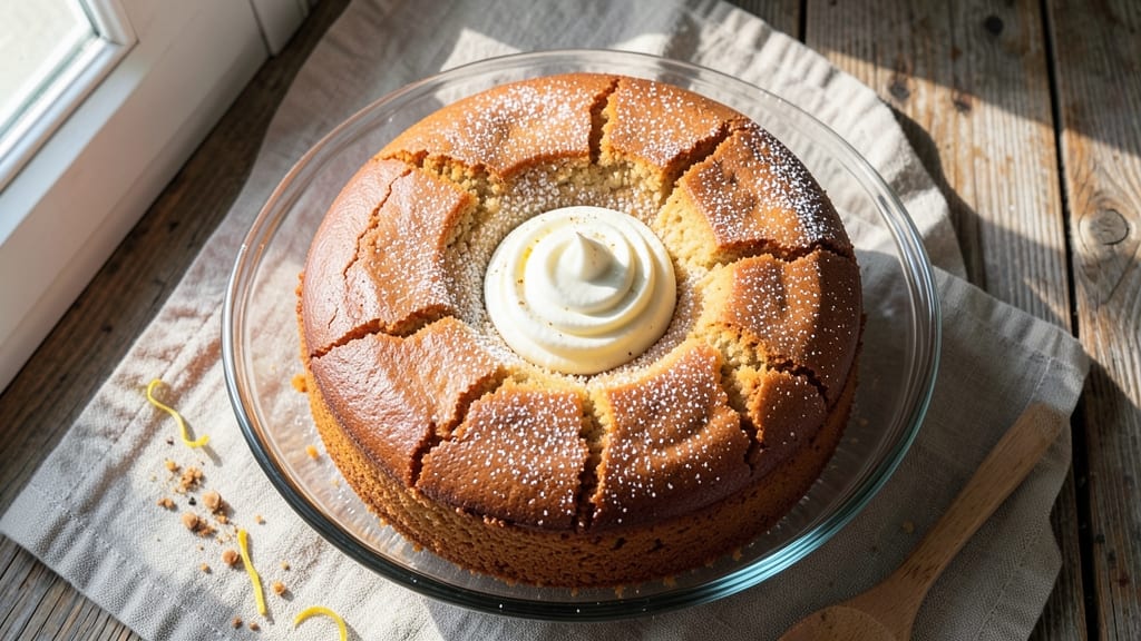 Almond Pound Cake Recipe Like Tastefully Simple: Nutty Moistness with Vanilla Swirls Inside