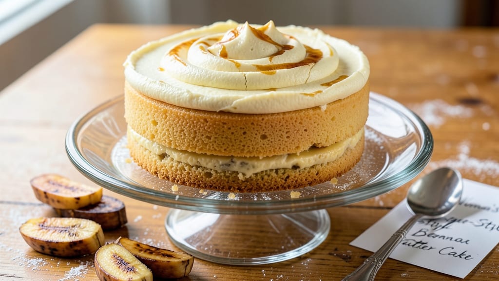 Banana Butter Cake Recipe Singapore: Pandan-Scented Swirls and Buttery Crunch