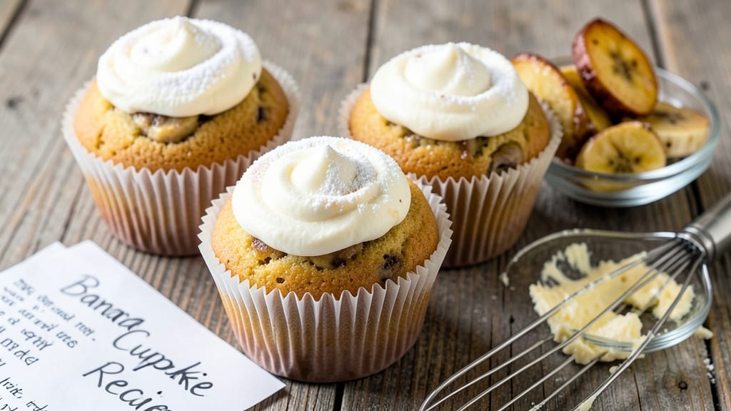 Banana Cupcakes Recipe With Cake Mix: Moist Layers and Caramelized Top Magic
