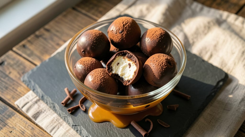 Baileys Chocolate Cheesecake Truffles Recipe: Rich Boozy Bites With Silky Centers